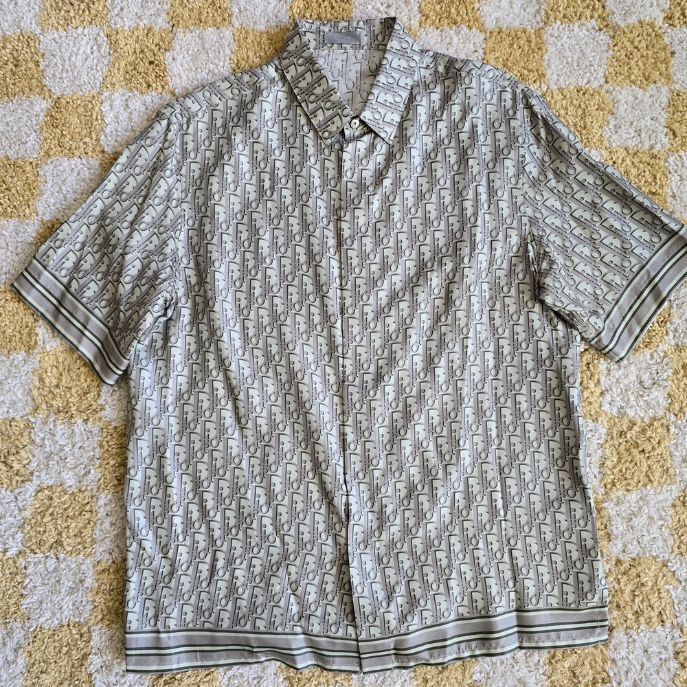 Oblique Silk Shirt